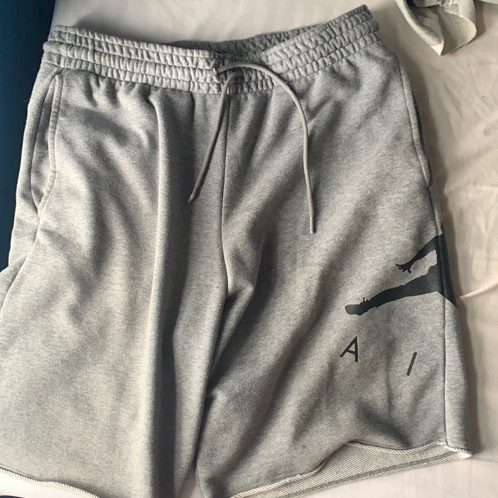 Jordan sweatpant shorts.